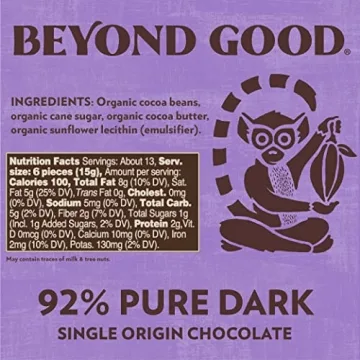92% Pure Dark Chocolate Melts for Baking and Snacks