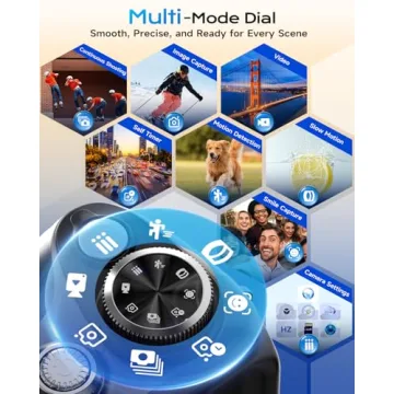 4K Digital Camera with Autofocus and 180° Flip Screen