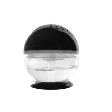 EcoGecko Little Squirt air revitalizer, 4.25"D x 5"H, Black