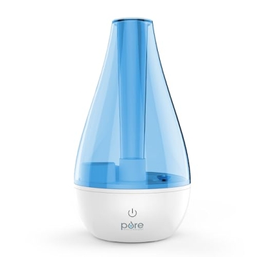 Pure Enrichment MistAire Studio Ultrasonic Cool Mist Humidifier - Small & Compact, Overnight Operati...