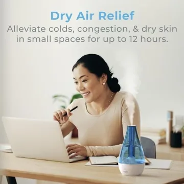 Pure Enrichment MistAire Ultrasonic Humidifier for Small Spaces