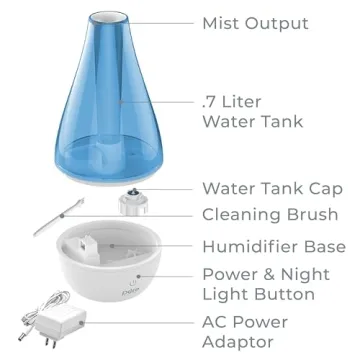 Pure Enrichment MistAire Ultrasonic Humidifier for Small Spaces