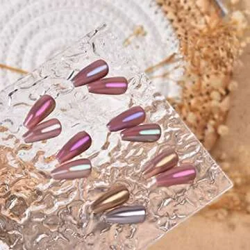 Stunning Chrome Nail Powder Palette for Dazzling Art