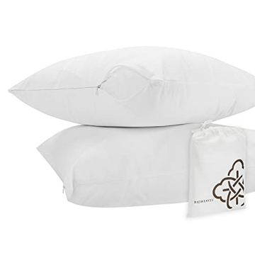 Bioweaves Organic Cotton Pillow Protectors 20x26 - 2-Pack
