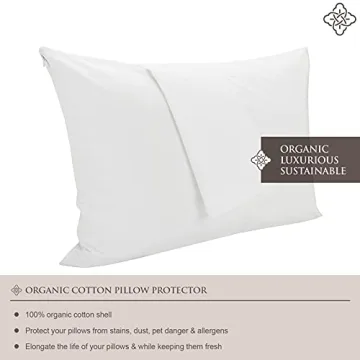 Bioweaves Organic Cotton Pillow Protectors 20x26 - 2-Pack