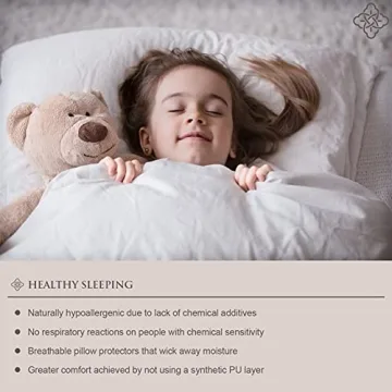 Bioweaves Organic Cotton Pillow Protectors 20x26 - 2-Pack