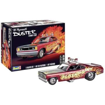 Revell 14528 '70 Plymouth Duster Funny Car 1:24 Scale Model Kit - Bring Your Dream Car to Life!