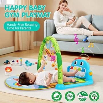 Musical Dinosaur Baby Gym for Learning Fun