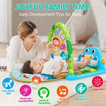 Musical Dinosaur Baby Gym for Learning Fun