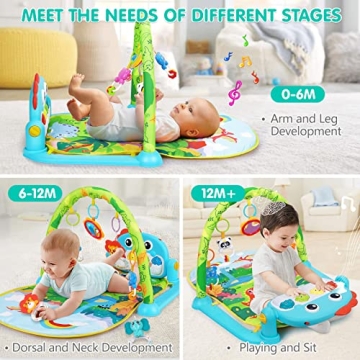 Musical Dinosaur Baby Gym for Learning Fun