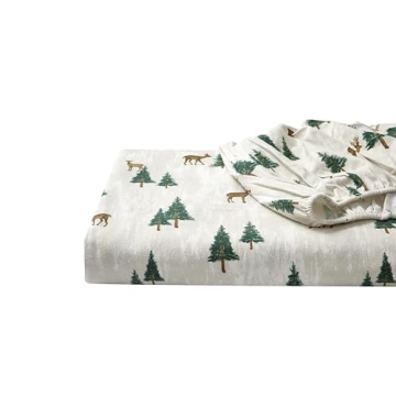 Eddie Bauer Queen Flannel Sheet Set for Cozy Comfort