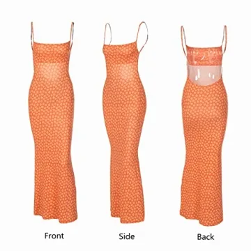 Stylish Women’s Backless Floral Maxi Dress for Summer