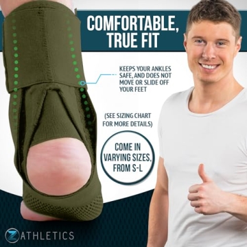 Zenith Ankle Brace for Sports & Injury - Adjustable