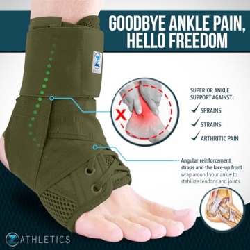 Zenith Ankle Brace for Sports & Injury - Adjustable