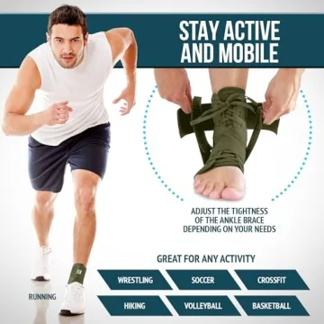 Zenith Ankle Brace for Sports & Injury - Adjustable