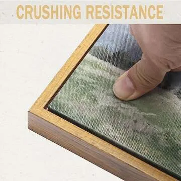 WITCOLOR Framed Large Canvas Wall Art, 12×16in Vintage Wall Art Decor for Living Room Nature Landscape Countryside Wood Wall Art Prints Scenery Oil Painting for Bedroom Office Home Decoration