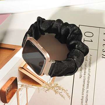 Stylish TOYOUTHS Scrunchie Bands for Fitbit Versa