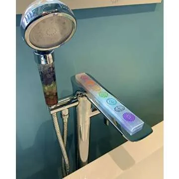Eternal Wellness Chakra Crystal Shower Head with LED Lights
