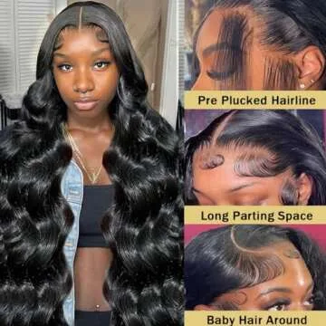 Healthair 250% Density Hd Lace Front Wigs 26Inch 15A Body Wave 13x4 Full Lace Front Wigs Human Hair ...