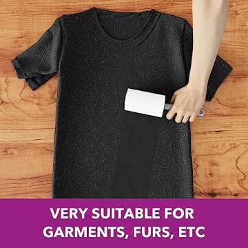 Lint Rollers for Pet Hair Extra Sticky, 555 Sheets Mega Value Set Lint Roller with 5 Upgraded Handle...