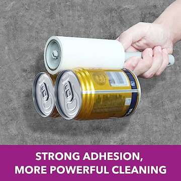 Lint Rollers for Pet Hair Extra Sticky, 555 Sheets Mega Value Set Lint Roller with 5 Upgraded Handles, 5 Rollers Portable Pet Lint Remover for Clothes, Furniture, Carpet, Dog & Cat Hair Removal