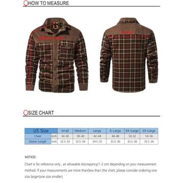 Mr.Stream Men's Outdoor Casual Vintage Long Sleeve Plaid Flannel Button Down Shirt Jacket 3251 Coffe...