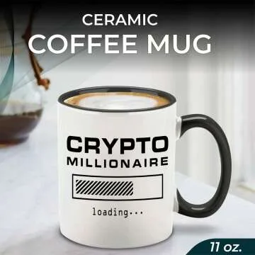 Crypto Millionaire Loading... Ceramic Mug - Funny Gift