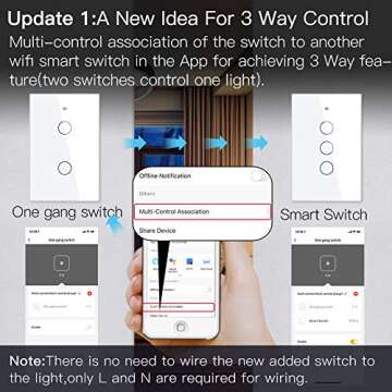 Smart Switch and dimmer,Fan Light Switch