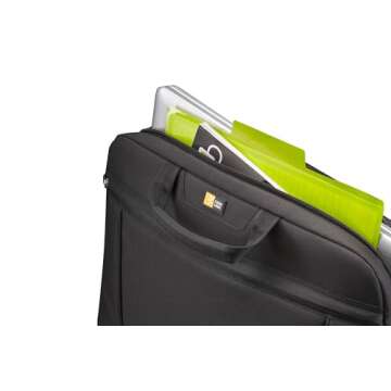 Case Logic 15.6-Inch Laptop Attache (VNAI-215), black, 15.7 x 4.3 x 12.6 in