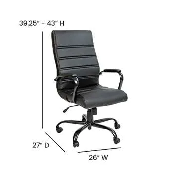 Flash Furniture Whitney High-Back LeatherSoft Desk Chair