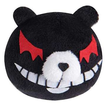 APRILALEX Monokuma Hairpin Anime Cosplay Clip