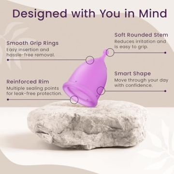 EcoBlossom Menstrual Cups for Reliable Period Protection