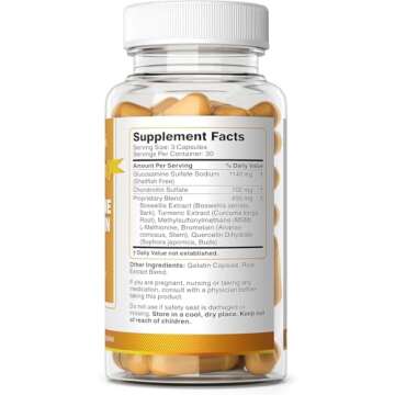 Glucosamine Chondroitin Plus Joint Supplement for Flexibility