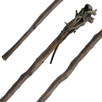 United Cutlery Lord of The Rings Gandalf The Grey Staff with Pipe - Authentic Movie Prop Replica, Po...