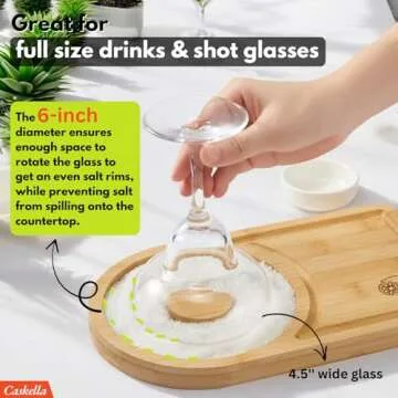 Margarita Salt Rimmer Set - 2-in-1 Drink Prep Tool