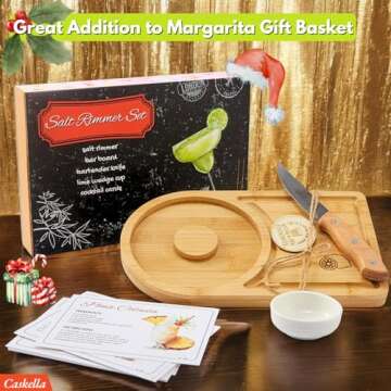 Margarita Salt Rimmer Set - 2-in-1 Drink Prep Tool