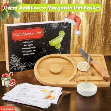 Margarita Salt Rimmer Set - 2-in-1 Drink Prep Tool