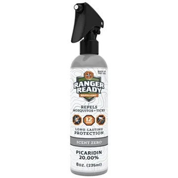 Ranger Ready Picaridin Insect Repellent Spray with Scent Zero - Effective Mosquito Protection (8 oz....