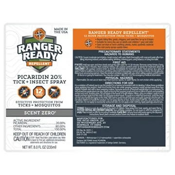 Ranger Ready Picaridin Insect Repellent - Mosquito Protection