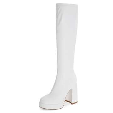 Modatope Women’s Platform Knee High Boots for Style