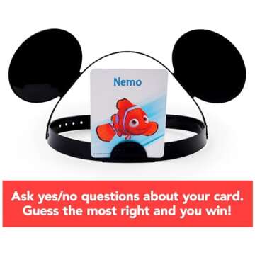 HedBanz Disney, Guessing Game Featuring Disney Characters, for Kids & Adults, Ages 7 & Up (Edition M...