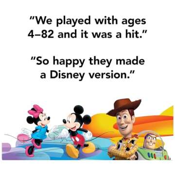 HedBanz Disney, Guessing Game Featuring Disney Characters, for Kids & Adults, Ages 7 & Up (Edition May Vary)