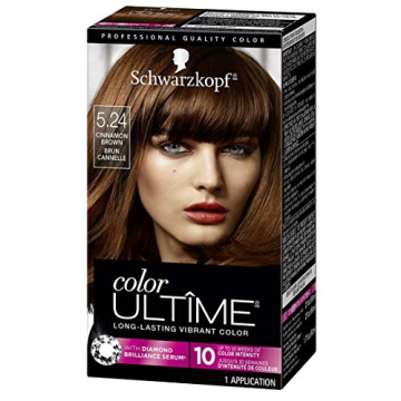 Schwarzkopf Color Ultime Permanent Hair Color Cream - 5.24 Cinnamon Brown