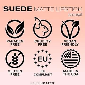 Kandi Koated Suede Matte Lipstick - Vibrant, Rich & Vegan