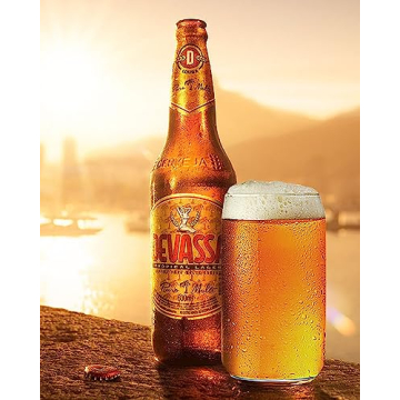 BaveL 20 oz Can Shaped Beer Glasses Set Elegant Durable