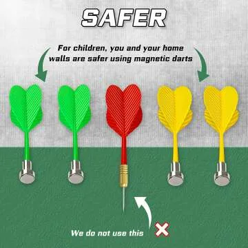 Magnetic Dart Board with 12 Darts - Fun Indoor Game