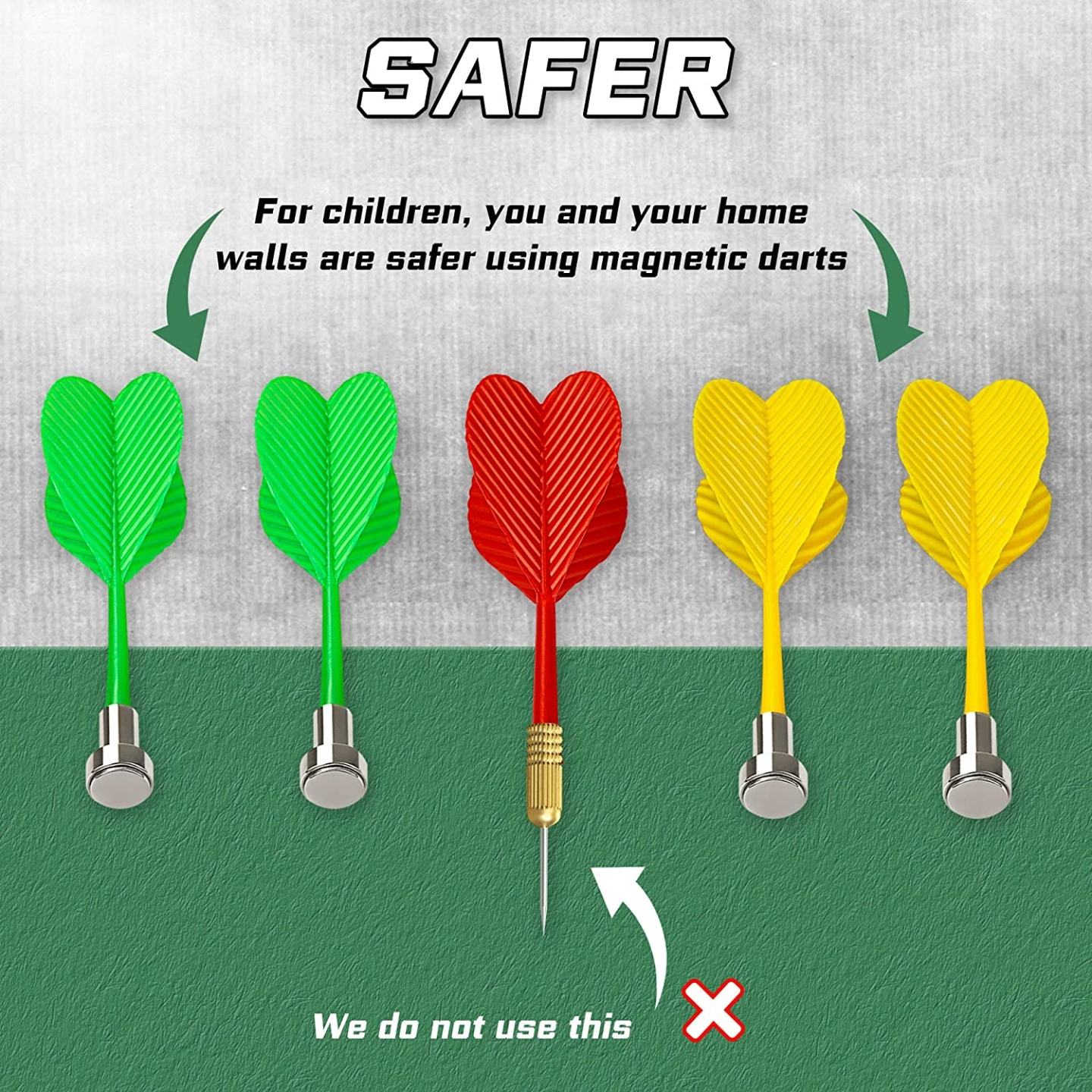 Magnetic Dart Board with 12 Darts - Fun Indoor Game