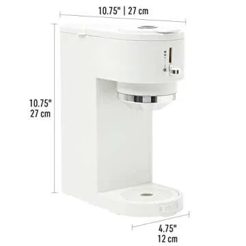 HADEN Coffee Maker for Pods and Ground Coffee - Fast Brew