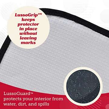 Lusso Gear Car Seat Protector - Waterproof & Durable Cover