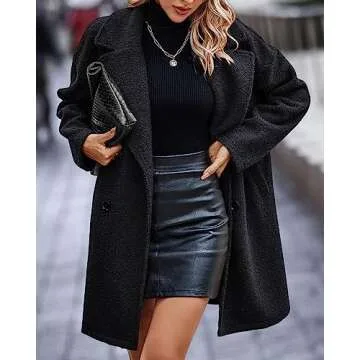 BTFBM Women Faux Fur Coats for Winter - Stylish & Warm